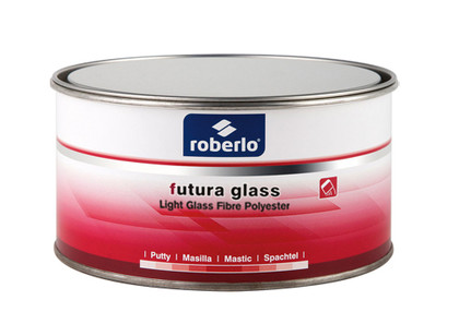 Сверхлегкая полиэфирная шпатлевка со стекловолокном ROBERLO FUTURA GLASS (0.75л)