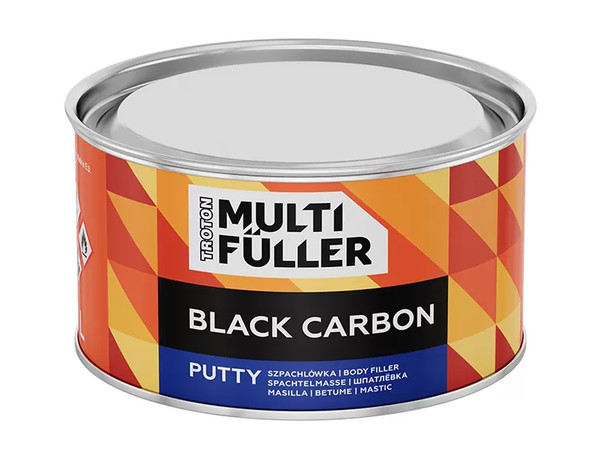Шпатлевка с углеволокном и стекловолокном Multi Fuller BLACK CARBON, 1 кг