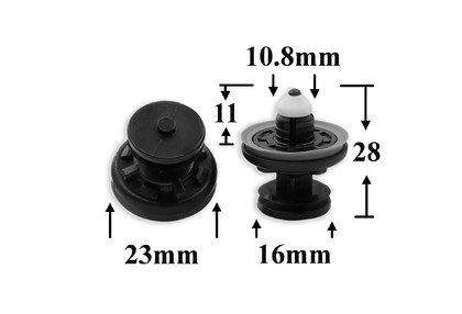 1270 Автокрепеж для Audi, Seat, Skoda, Volkswagen