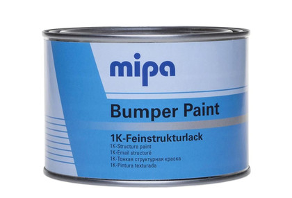 Краска MIPA Bumper paint 500 мл, структурная черная
