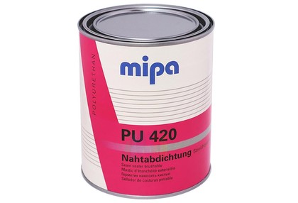 Герметик под кисть полиуретановый MIPA PU 420 1 кг, серый