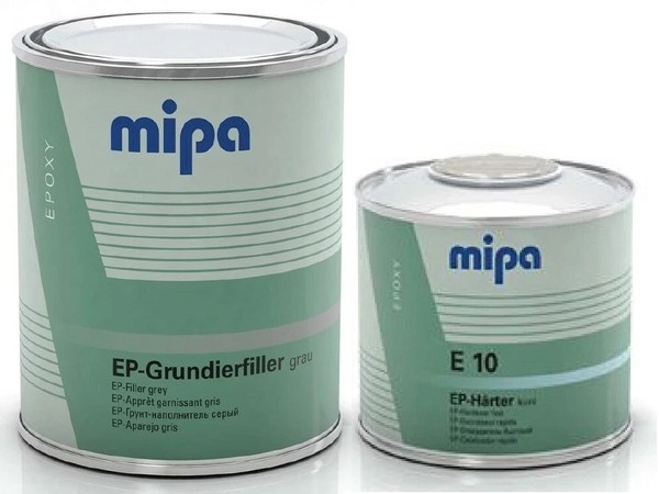 Грунт эпоксидный MIPA 2К HS Grundierfiller EP 1л + отвердитель E10 0,5л