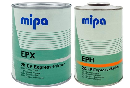 Грунт эпоксидный MIPA 2К EP-Expressprimer EPX 1л + отвердитель EPH 1л
