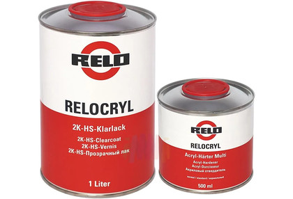 Лак Relocryl MIPA 2K HS Klarlack 1л + отвердитель 0,5л