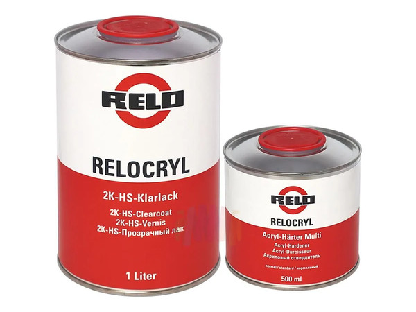 Лак Relocryl MIPA 2K HS Klarlack 1л + отвердитель 0,5л