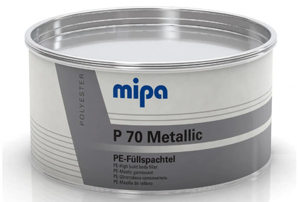 Шпатлевка c алюминиевым наполнителем MIPA P70 2кг