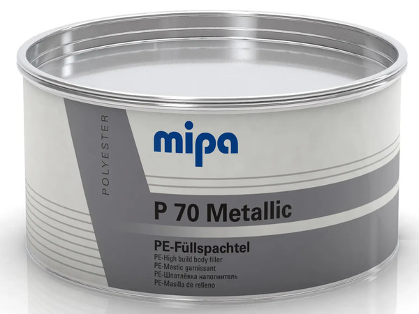 Шпатлевка c алюминиевым наполнителем MIPA P70 2кг