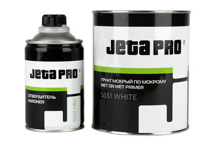 Грунт мокрый по мокрому JETA PRO 5551 3:1, 0,75л + 0,25л, белый