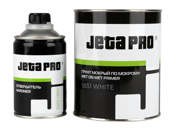 Грунт мокрый по мокрому JETA PRO 5551 3:1, 0,75л + 0,25л, белый