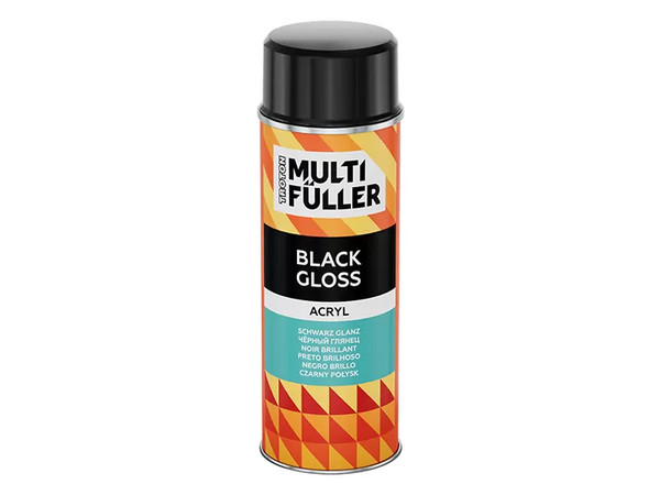 Краска черная глянцевая Multi Fuller
