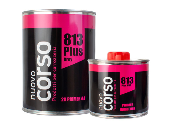 Грунт-наполнитель NUOVO CORSO 813 PLUS 4:1, серый
