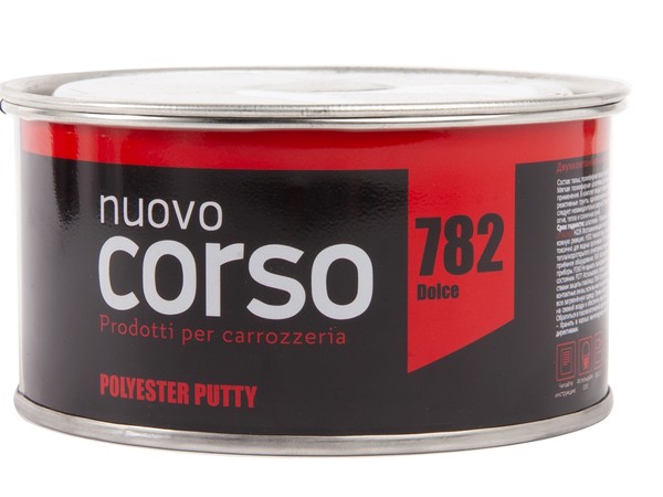 Мягкая полиэфирная шпатлевка Nuovo Corso 782 DOLCE 1.8 кг