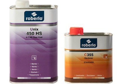 Комплект лака Roberlo UNIX 450 HS (1л) + отвердитель C355 (0,5л)