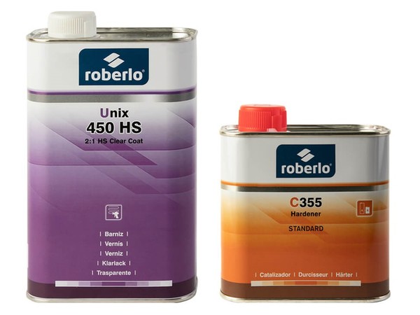 Комплект лака Roberlo UNIX 450 HS (1л) + отвердитель C355 (0,5л)