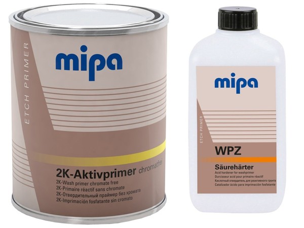 Грунт кислотный MIPA 2К HS WP Aktivprimer 1л + отвердитель 1л