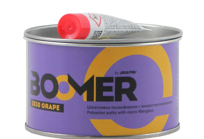 Наполняющая полиэфирная шпатлёвка Grape BOOMER с микростекловолокном 1,8 кг.