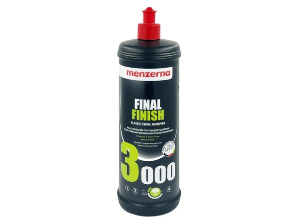 Полировальная паста Menzerna Final Finish 3000 низкоабразивная антиголограммная, 1л