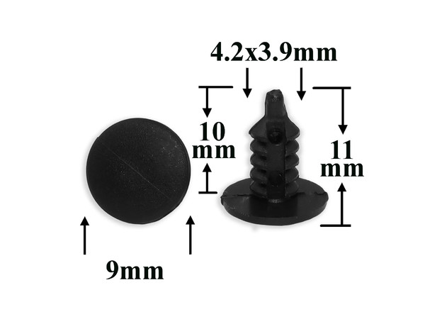 0111 Автокрепеж для Chevrolet, GM, 4 mm