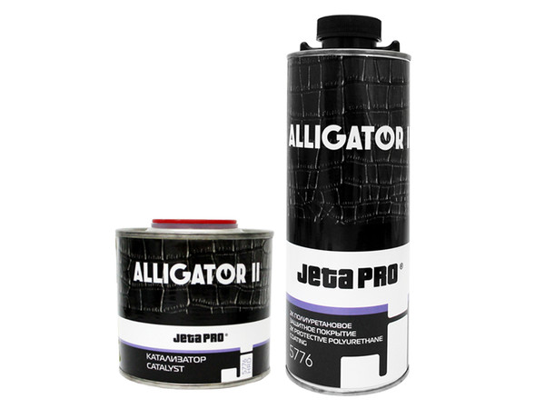 Черное защитное покрытие JETA PRO Alligator II 0,8+0,2кг