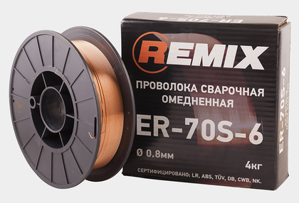 Сварочная проволока REMIX 0,8мм (омедненная) 4кг