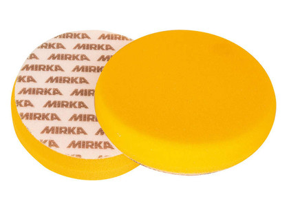 Поролоновый полировальный диск Mirka 150 x 25 мм, жёлтый