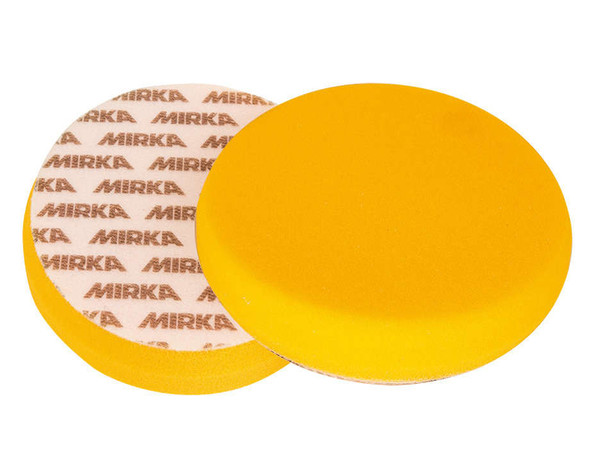 Поролоновый полировальный диск Mirka 150 x 25 мм, жёлтый
