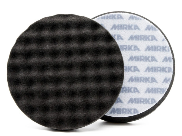 Рельефный поролоновый полировальный диск Mirka 150 мм, чёрный