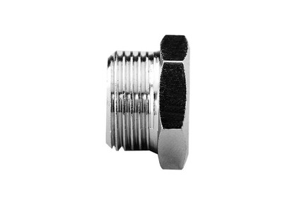 Переходник с двухсторонней наружной и внутренней резьбой: М 3/8" - F 1/4".